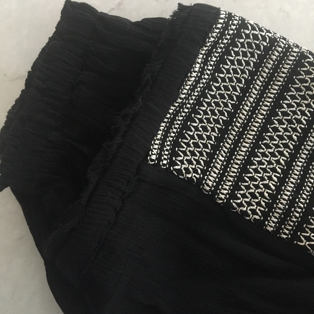 NWOT Free People Embroidered flowy pants